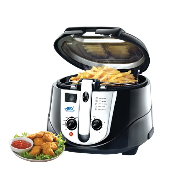 ANEX AG-2014 Deluxe Deep Fryer with 1800W power and 2.5 litre capacity