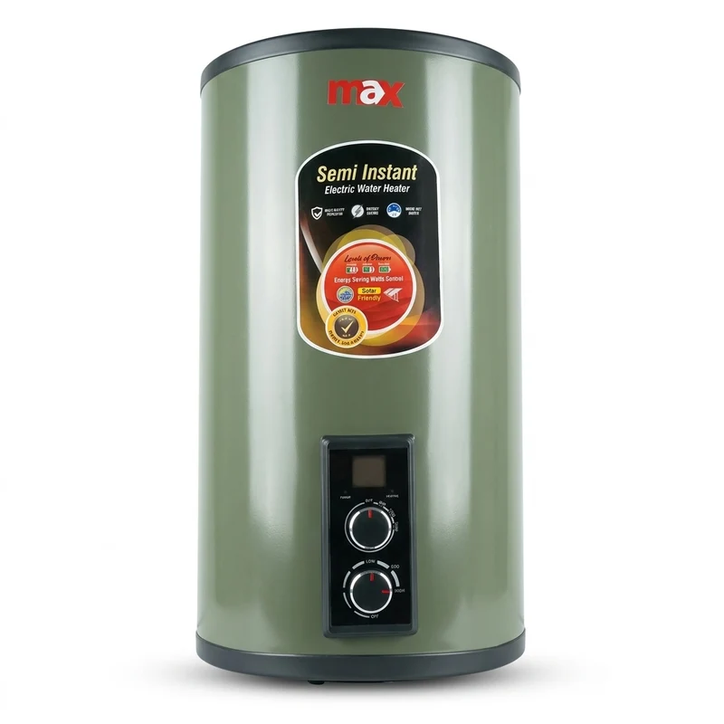 MAX E.W.H 50LTR Electric Water Heater available at Modern Center Lahore. MAX E.W.H 50 Litre Electric Water Heater