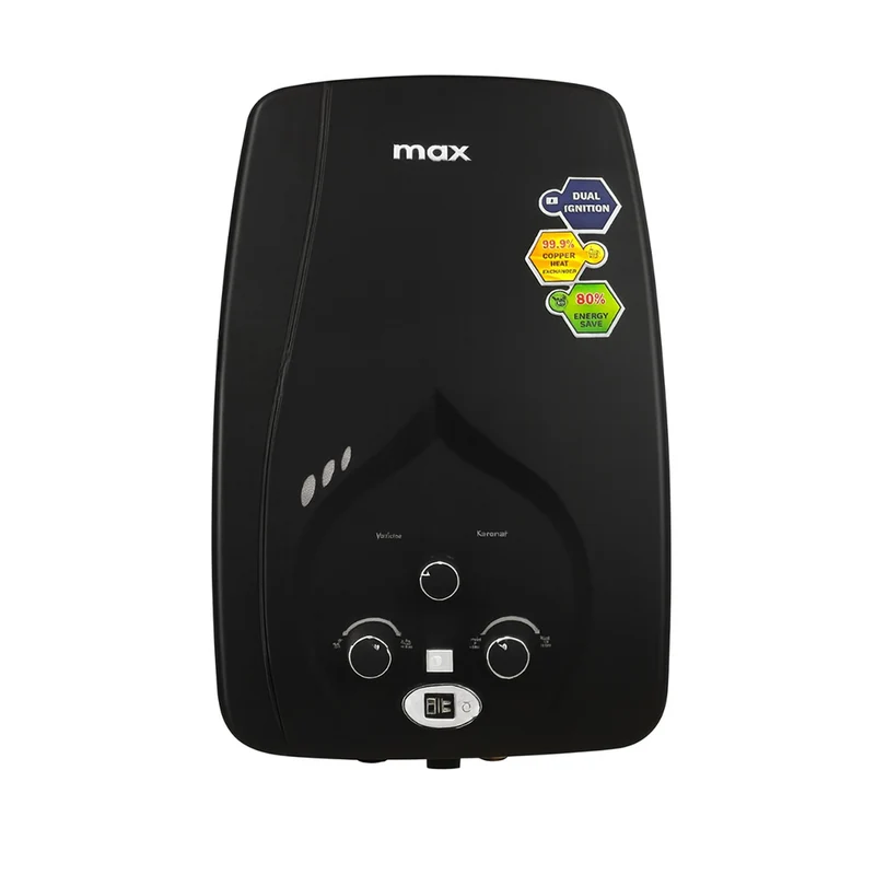 MAX Instant 12LTR LPG Gas Water Heater available at Modern Center Lahore. MAX Instant 12LTR LPG Gas Water Heater