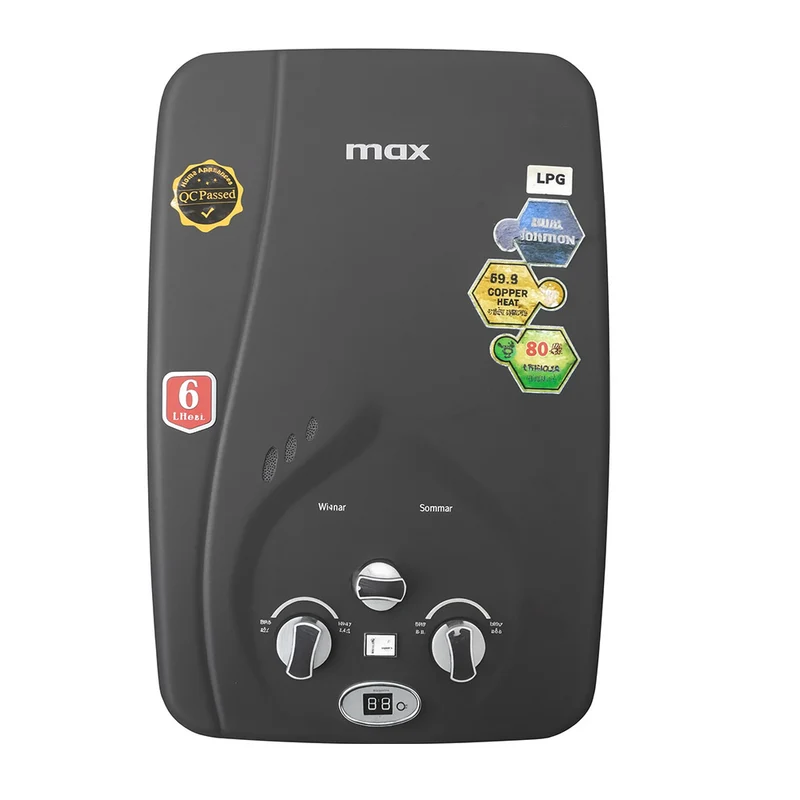 MAX Instant 6LTR LPG Gas Water Heater